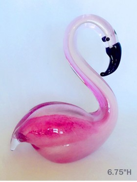 Glass Flamingo